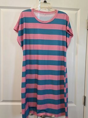 T Shirt Dress Wiith Belt Or Not